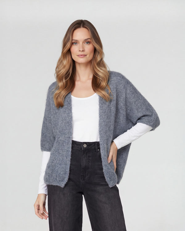 Cardigan Mujer Beatriz Gris Lineatré