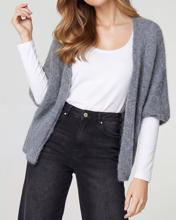 Cardigan Mujer Beatriz Gris Lineatré