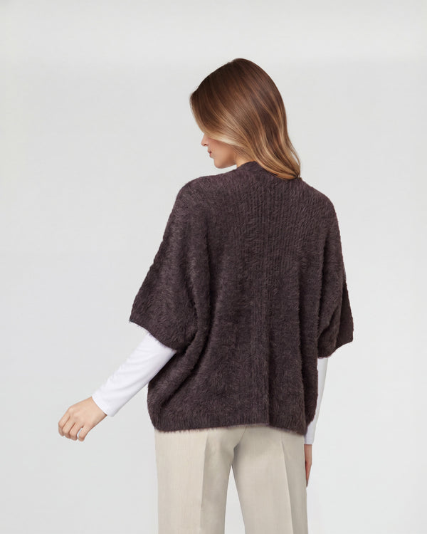 Cardigan Mujer Olivia Chocolate Lineatré