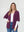 Cardigan Mujer Bianca Ciruela Lineatré