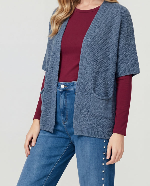 Cardigan Mujer Amanda Gris Lineatré