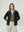 Cardigan Mujer Fiorella Relaxed Cuello Con Solapa Manga Suelta Negro Lineatre