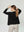 Cardigan Mujer Fiorella Relaxed Cuello Con Solapa Manga Suelta Negro Lineatre