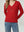 Sweater Mujer Olivia Relaxed Cuello En V Manga Caída Rojo Lineatre
