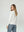 Sweater Mujer Josefina Regular Cuello Redondo Manga Suelta Blanco Lineatre