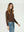Sweater Mujer Josefina Regular Cuello Redondo Manga Suelta Chocolate Lineatre