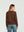 Sweater Mujer Josefina Regular Cuello Redondo Manga Suelta Chocolate Lineatre