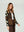 Cardigan Mujer Luciana Relaxed Cuello En V Manga Suelta Negro Lineatre