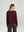 Sweater Mujer Elena Relaxed Cuello Redondo Manga Caída Vino Lineatre