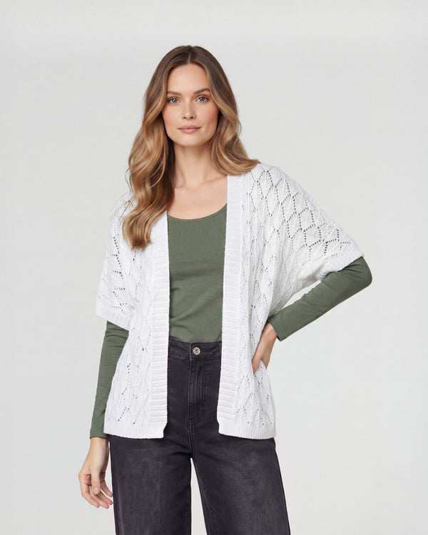 Cardigan Mujer Isabella Crudo Lineatré