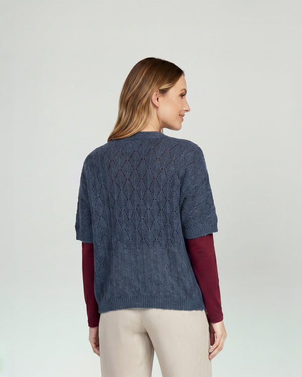 Cardigan Mujer Antonia Gris Lineatré