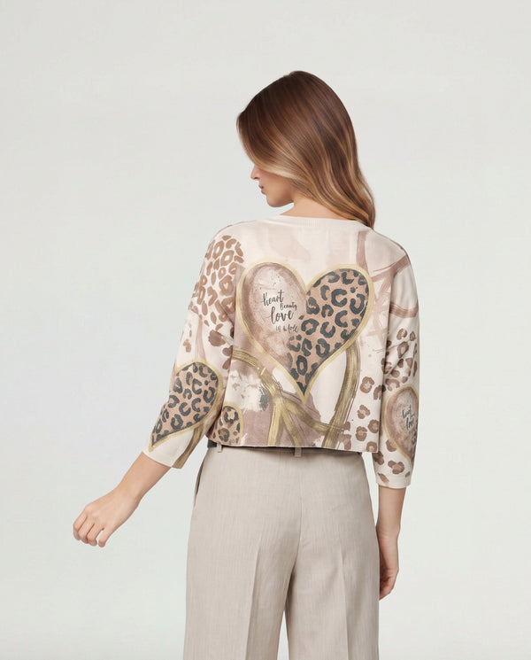 Sweater Mujer Flavia Fango Lineatré