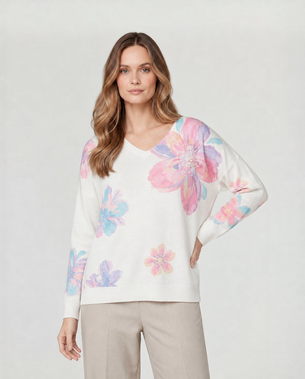 Sweater Mujer Grazia Lila Lineatré