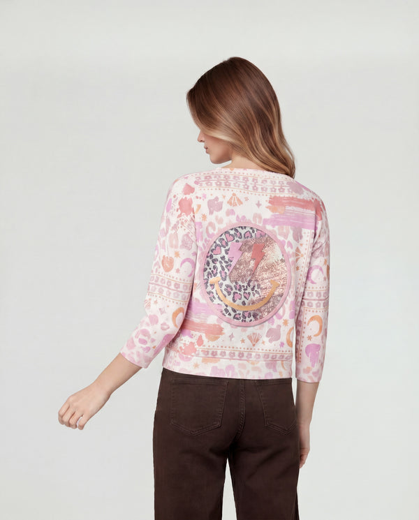 Sweater Mujer Renata Rosa Lineatré