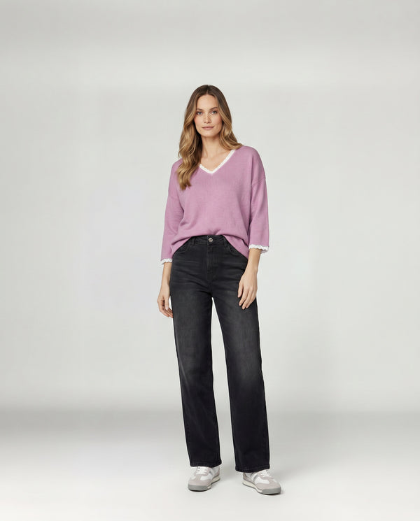 Sweater Mujer Violetta Rosado Lineatré