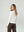 Sweater Mujer Luciana Relaxed Cuello En V Tipo Camisa Manga Caída Blanco Lineatre