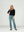 Sweater Mujer Luciana Relaxed Cuello En V Tipo Camisa Manga Caída Negro Lineatre