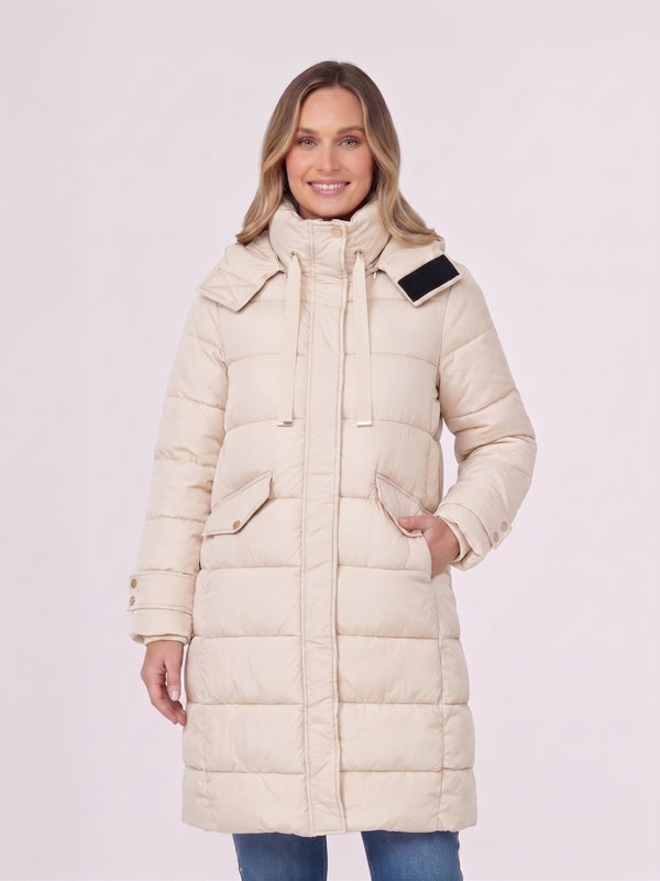 Parka Mujer Beatrice Crudo Lineatre