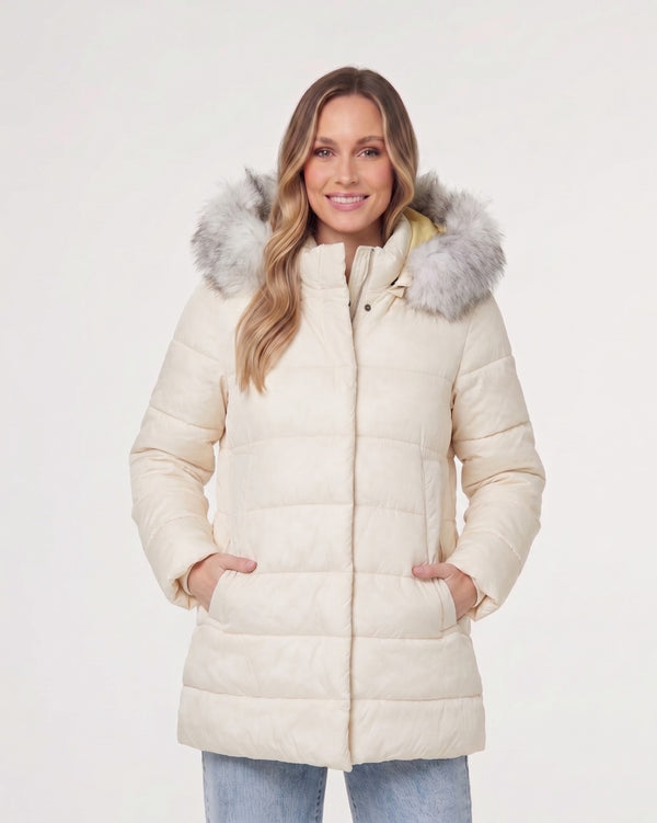 Parka Mujer Lucia Blanco Lineatre