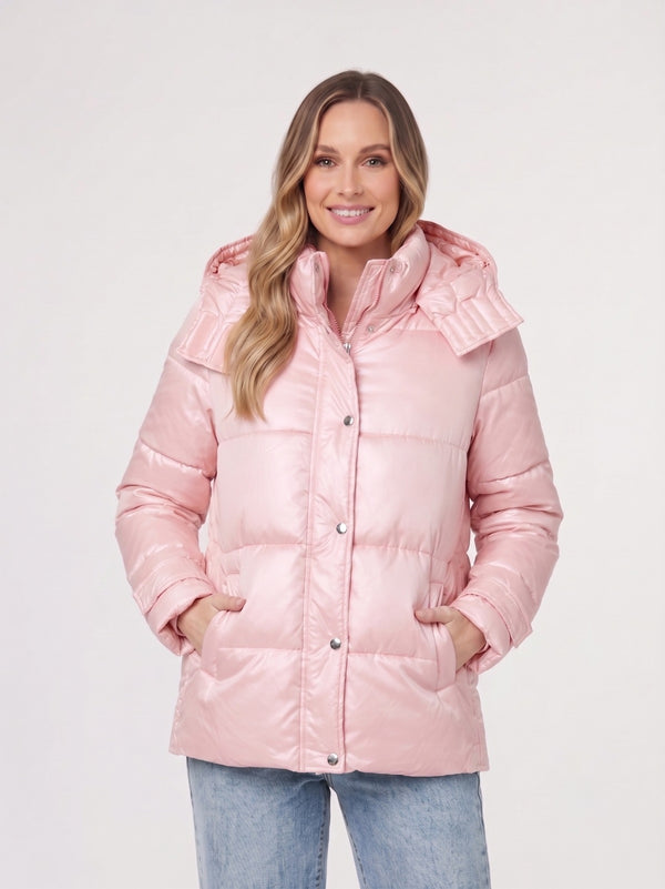 Parka Mujer Camilla Rosado Lineatre