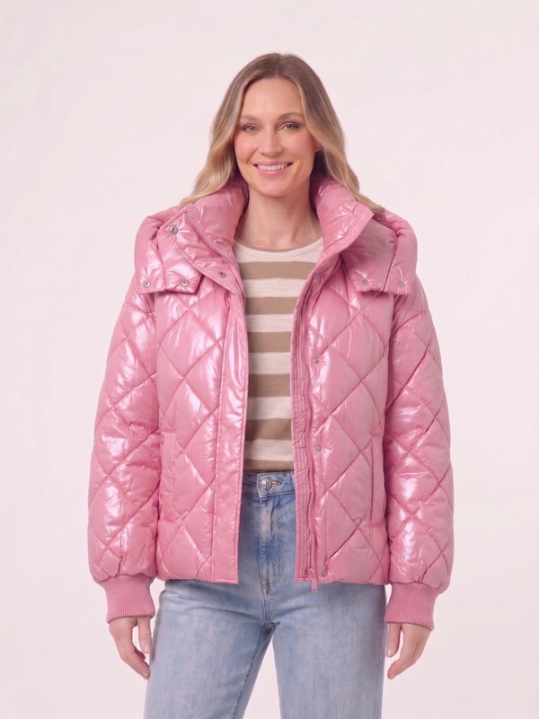 Parka Mujer Siena Rosa Lineatre