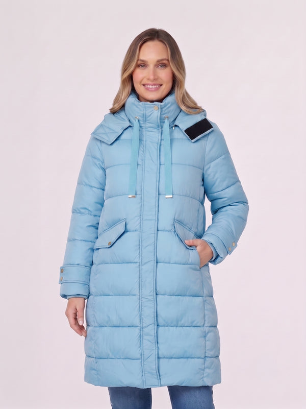 Parka Mujer Kaira Celeste Lineatre