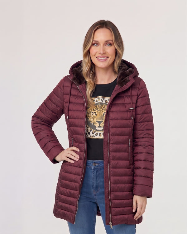 Parka Mujer Valentina Vino Lineatré