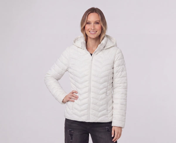 Parka Mujer Amelia Blanco Lineatré
