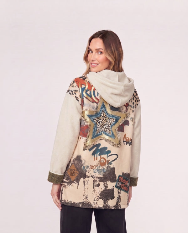 Abrigo Mujer Magdalena Beige Lineatré