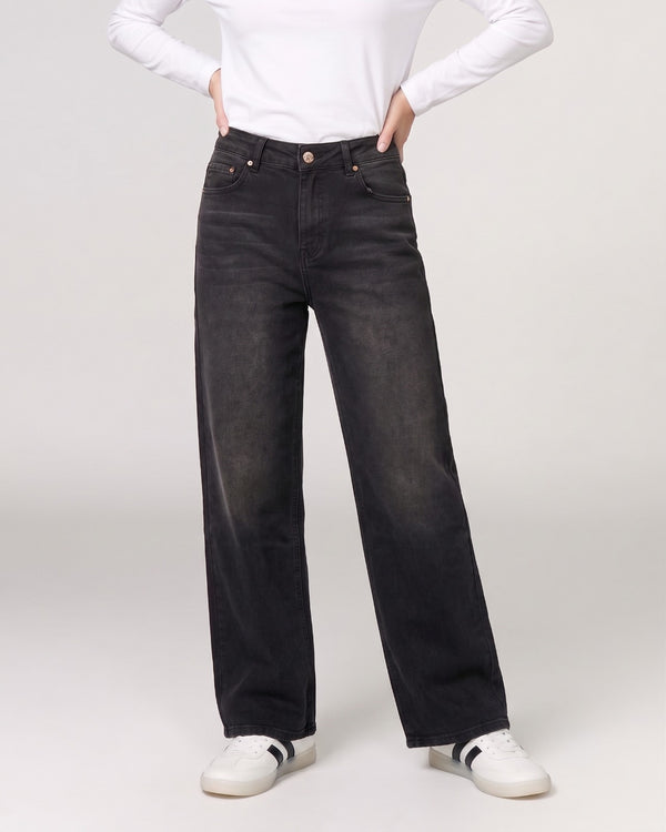 Jeans Mujer Magaly Negro Lineatre