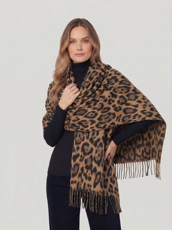Echarpe Mujer Muriel Camel Lineatre