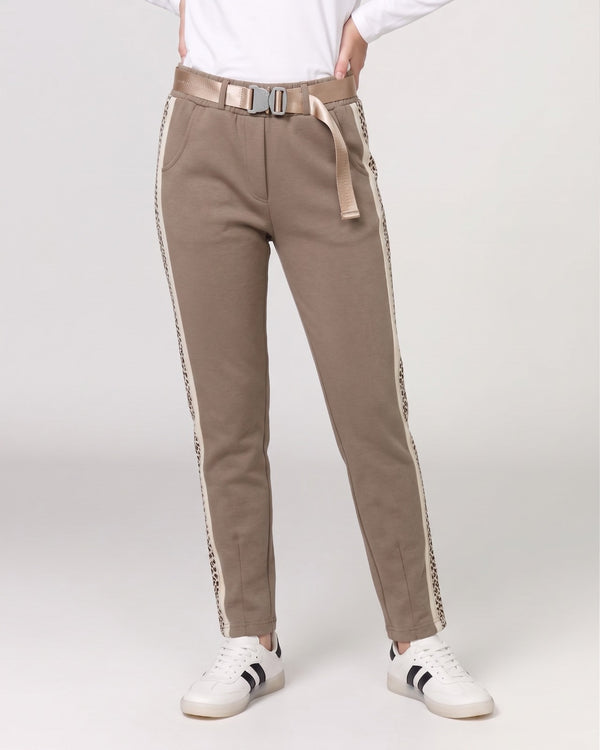 Pantalón Mujer Fiorella Fango Lineatre