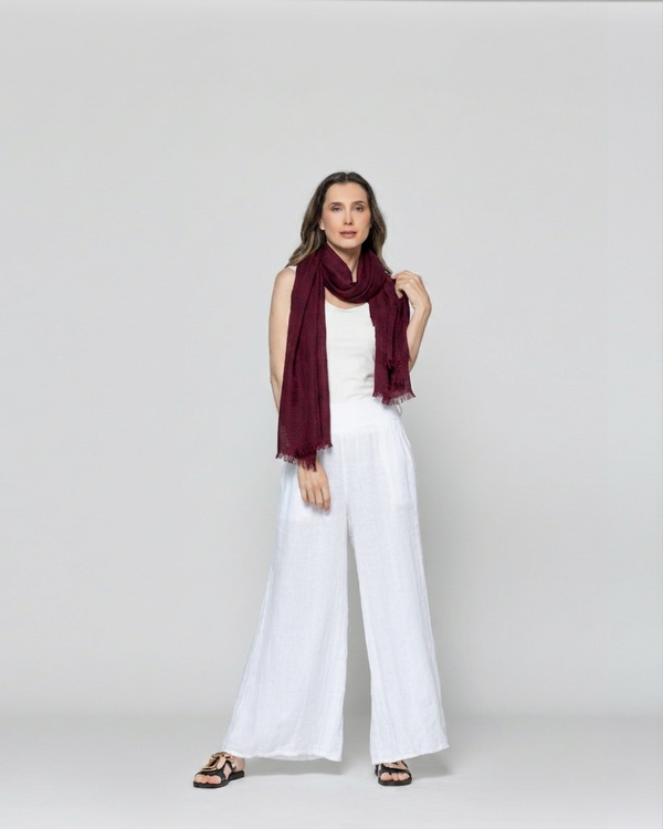 Pañuelo Mujer Con Textura Amarena Lineatre