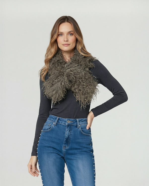 Cuello Mujer Belén Taupe Lineatre