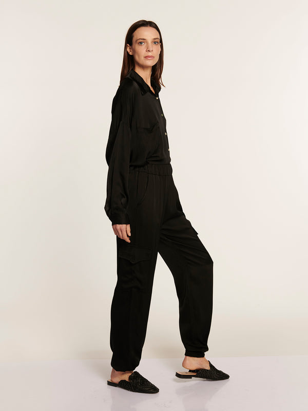 Pantalon fiorella negro