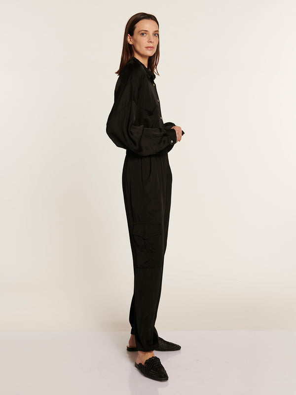 Pantalon fiorella negro