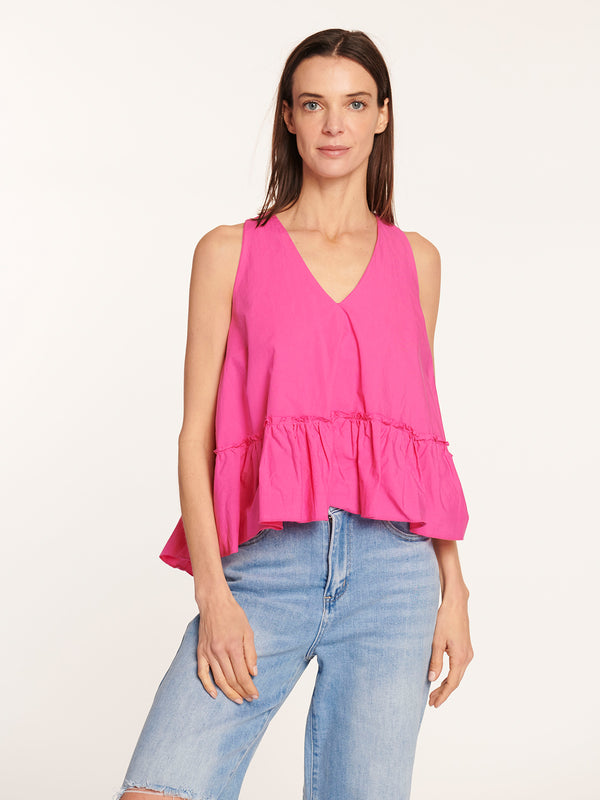 Top nicoletta fucsia