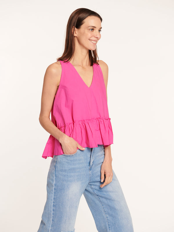 Top nicoletta fucsia