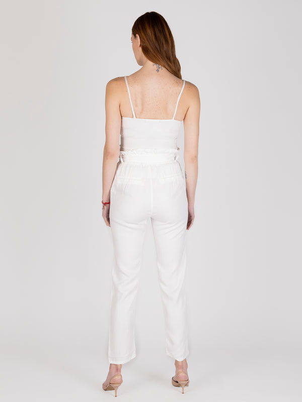 Pantalon blanco lineatre