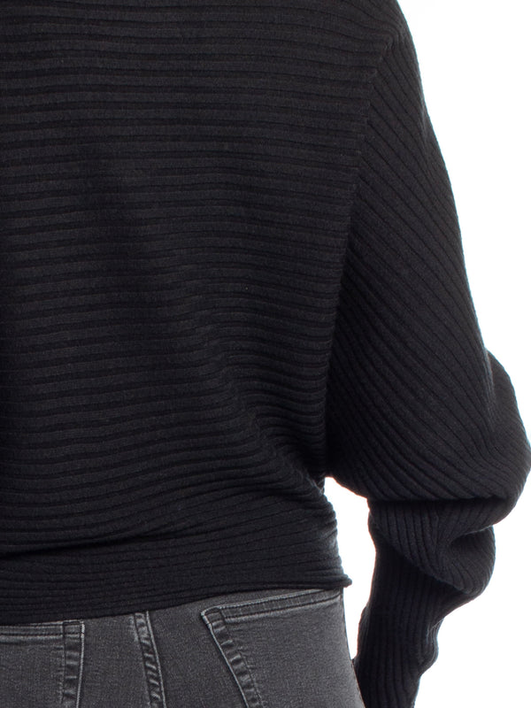 Sweater Nero Carbone Lineatre