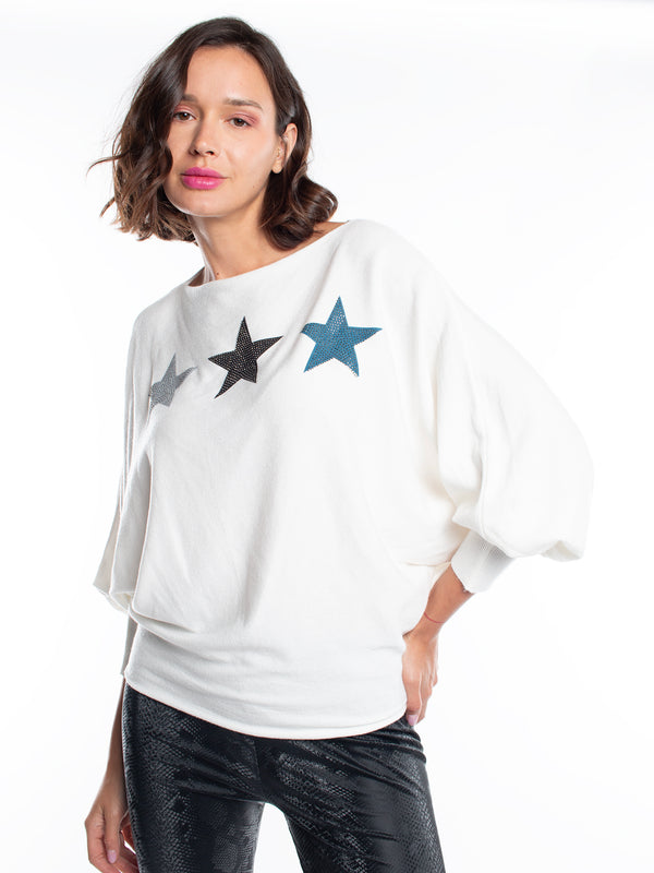 Sweater Bianco Lineatre