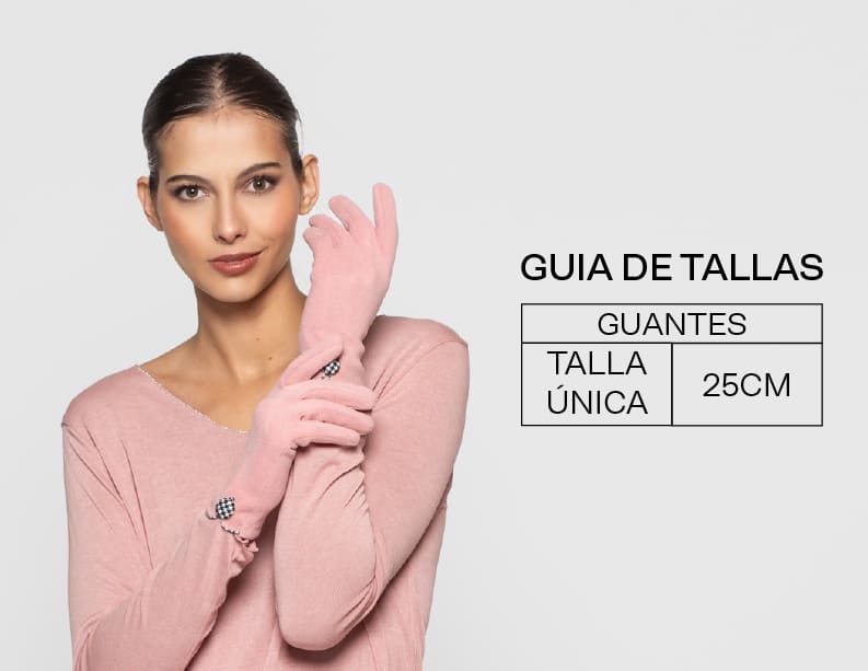 Guía de tallas para guantes